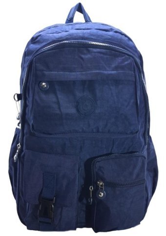 Baginn Klinkır Orta Hafif Kumaş Çok Cepli 001 Gri Kadın Sırt Çantası