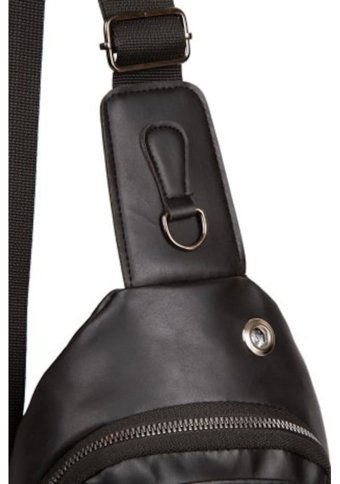 Newish Polo Body Bag Çapraz Ve Siyah Suni Deri Erkek Sırt Çantası