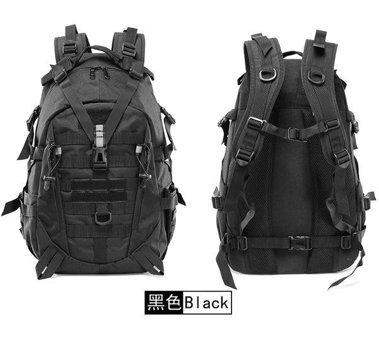 Happyplanet Xiaoqittaçık Kamuflaj 02 Siyah Erkek Sırt Çantası