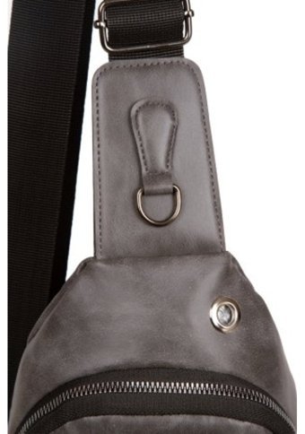 Newish Polo Body Bag Çapraz Ve Gri Suni Deri Erkek Sırt Çantası