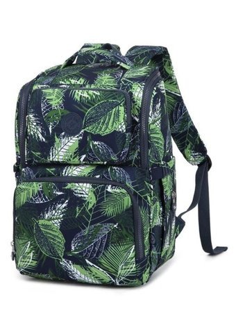 Generic Smart Bags Krinkıl Lacivert Yeşil Smb3000 Çok Renkli Kadın Sırt Çantası
