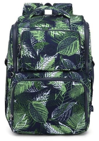 Generic Smart Bags Krinkıl Lacivert Yeşil Smb3000 Çok Renkli Kadın Sırt Çantası