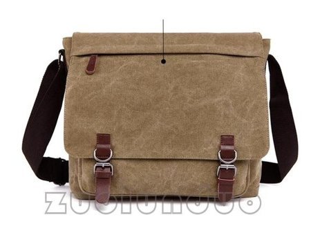 Zuolunduo Moda Çapraz Haki Erkek Sırt Çantası