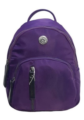 Baginn Saten Kumaş Mor Renk Mini 001 Mor Kadın Sırt Çantası