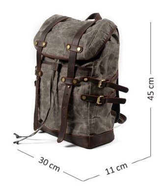 Muchuan 9159X Kanvas Günlük Füme Erkek Sırt Çantası