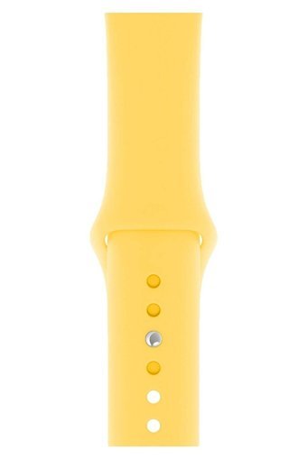 Psgt 3-4-5-6-7-8-Se Silikon 42-44-45-49 mm Yetişkin Akıllı Saat Kordonu Sarı