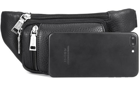 Generic Moda Ht28002 Eğik Satchel Siyah Erkek Sırt Çantası