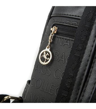 Byhakan Çanta Nas Bag 1078 Gofraj Siyah Kadın Sırt Çantası