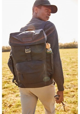 Barbour Essential Yağlı Ol71 Olive Yeşil Erkek Sırt Çantası