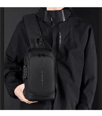 Wepower Moda Çapraz Siyah Erkek Sırt Çantası