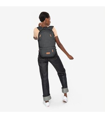 Eastpak Ek20177H Floıd Black Denim Siyah Erkek Sırt Çantası