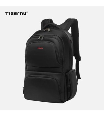 Tigernu Tb3140 Hırzlığa Karşı Büyük Kapasiteli Siyah Erkek Sırt Çantası