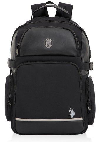 U.S. Polo Assn. 23632 Laptop Bölmeli Siyah Erkek Sırt Çantası