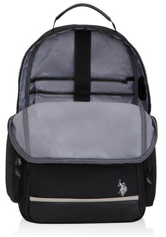 U.S. Polo Assn. 23632 Laptop Bölmeli Siyah Erkek Sırt Çantası