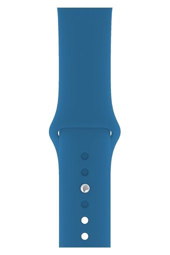 W Wopiece 2-3-4-5-6-7-Se Silikon 38-40-41 mm Yetişkin Akıllı Saat Kordonu Mavi