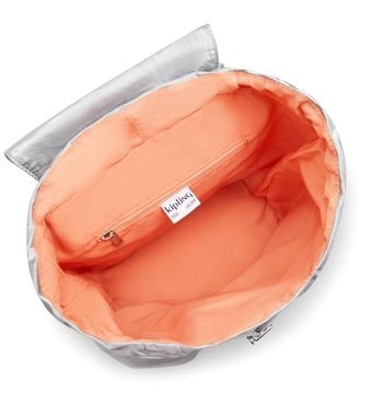 Kipling Anto S Küçük Boy Gri Sılver Glam Kadın Sırt Çantası