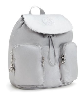 Kipling Anto S Küçük Boy Gri Sılver Glam Kadın Sırt Çantası