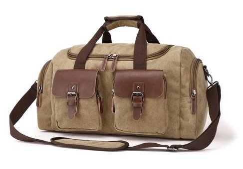 Zuolunduo Kanvas Crossbody Haki Erkek Sırt Çantası