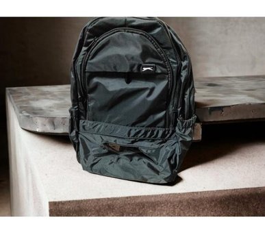 Slazenger Toria Paraşüt Kumaş Siyah Erkek Sırt Çantası