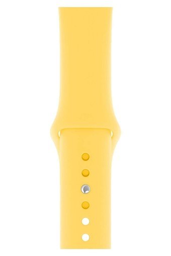 W Wopiece 2-3-4-5-6-7-Se Silikon 38-40-41 mm Yetişkin Akıllı Saat Kordonu Sarı