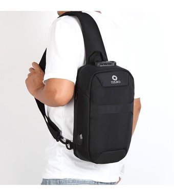 Ozuko 9270 Gündelik Çapraz Gri Erkek Sırt Çantası