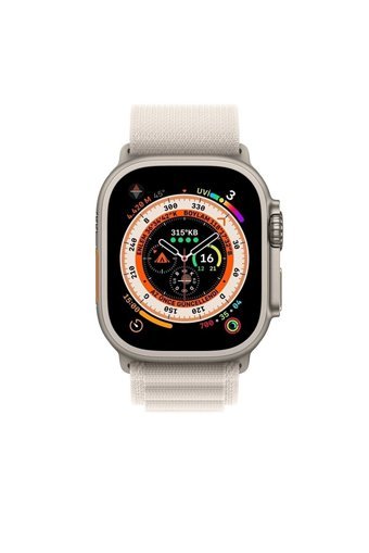 Psgt Apple Watch-1-2-3-4-5-6-7-8-Se-Ultra Örgü Polyester 42-44-45-49 mm Yetişkin Akıllı Saat Kordonu Krem