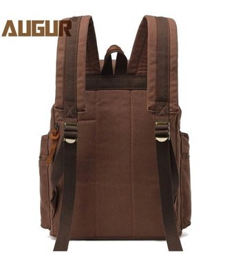 Augur Aoge Kanvas Retro Kahverengi Erkek Sırt Çantası
