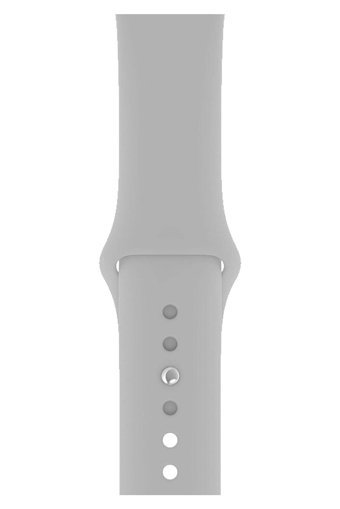 Psgt 3-4-5-6-7-8-Se Silikon 42-44-45-49 mm Yetişkin Akıllı Saat Kordonu Gri