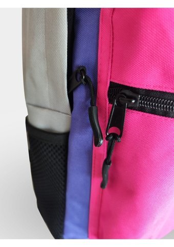 Vatkalimon Pembe Mor Gri Kadın Sırt Çantası