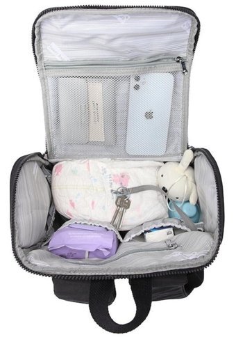 Smart Bags 3000 Krınkle Kumaş Anne Ve Bebek Bakım Vizon Kadın Sırt Çantası