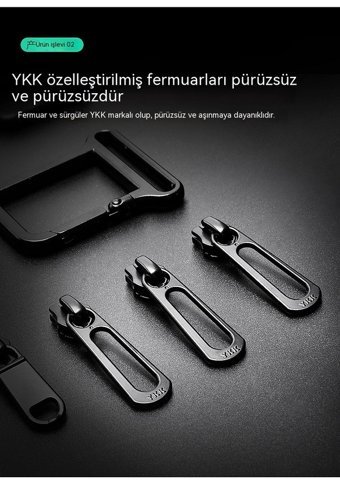 Eternal Luck Su Nırında Gri Erkek Sırt Çantası