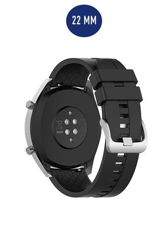 Conocer Watch Gt-Gt2-Gt3-Gt2e-Gt2 Pro-Gt3 Pro-Watch 3 -3 Pro Silikon Yetişkin Akıllı Saat Kordonu Siyah