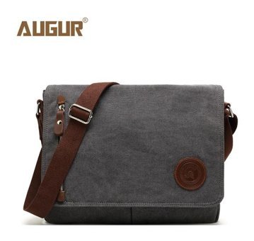 Augur 8501 Gündelik Kanvas Çapraz Koyu Gri Erkek Sırt Çantası