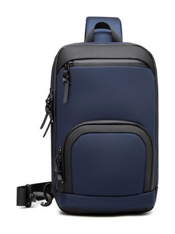 Ozuko 9516 Gündelik Çapraz Koyu Mavi Erkek Sırt Çantası