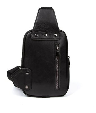 Byhakan Nw2074 Hakiki Deri Body Bag Çapraz Siyah Erkek Sırt Çantası