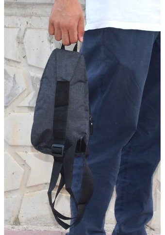 Bluefeet Svt Sv12 Su Geçirmez Kanvas Body Bag Siyah Erkek Sırt Çantası