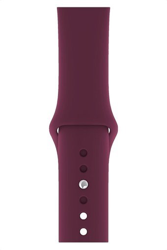 W Wopiece 2-3-4-5-6-7-8-Se-Ultra Silikon 38-40-41 mm Yetişkin Akıllı Saat Kordonu Mor