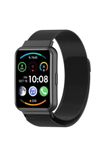 Undeplus Watch Fit 2 Metal Yetişkin Akıllı Saat Kordonu Gümüş