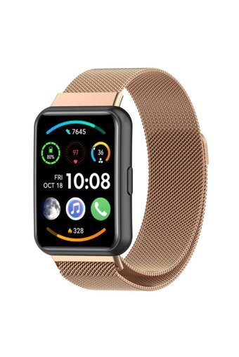Undeplus Watch Fit 2 Metal Yetişkin Akıllı Saat Kordonu Gümüş