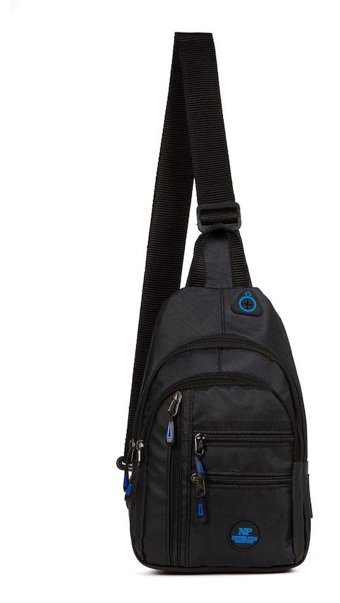 Newish Polo Body Bag Usb Çıkışlı Çapraz Siyah Erkek Sırt Çantası