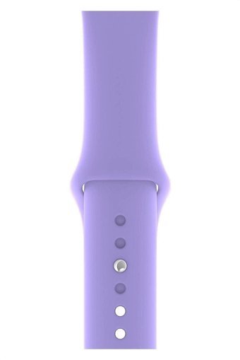 W Wopiece 2-3-4-5-6-7-Se-8 Silikon 42-44-45 mm Yetişkin Akıllı Saat Kordonu Mor