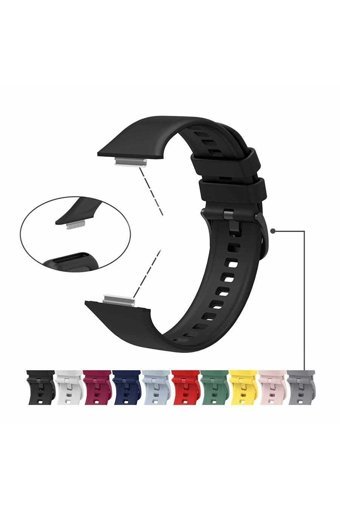 Fibaks Watch Fit 2 Silikon Yetişkin Akıllı Saat Kordonu Yeşil