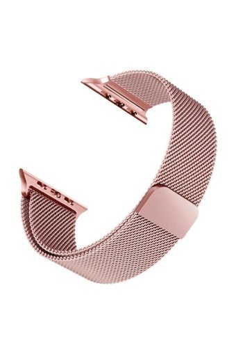 Pp Teknoloji Metal 38-40-41 mm Yetişkin Akıllı Saat Kordonu Pembe