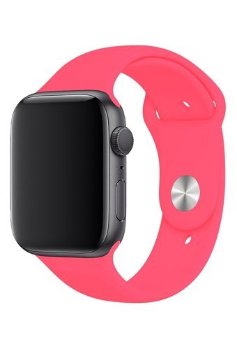 W Wopiece 3-4-5-6-7-8-Se Silikon 42-44-45 49 mm Yetişkin Akıllı Saat Kordonu Pembe