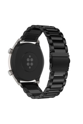 Novstrap Gt-gt2-Gt2e-Gt2 Pro-Gt3-Gt3 Pro-Watch 3-3 Pro Çelik 46 mm Yetişkin Akıllı Saat Kordonu Siyah