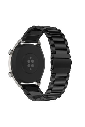 Co Watch Gt-Gt2-Gt2e-Gt2 Pro-Gt-Gt3 Pro-Watch 3-3 Pro Çelik 46 mm Yetişkin Akıllı Saat Kordonu Siyah