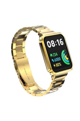 Fibaks Watch 2 Lite Çelik Yetişkin Akıllı Saat Kordonu Siyah