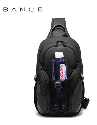 Bange Y Usb Business Crossbody Siyah Erkek Sırt Çantası