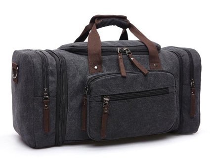 Zuolunduo Büyük Kapasiteli Crossbody Siyah Erkek Sırt Çantası