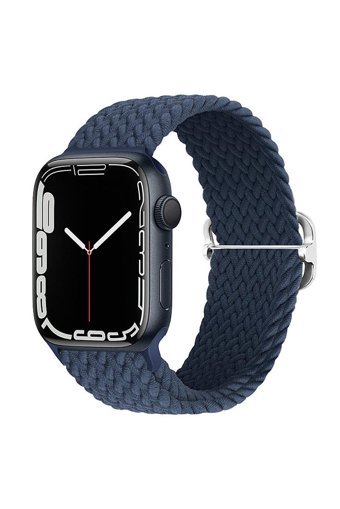 Psgt 3-4-5-6-7-8-Se Silikon 42-44-45-49 mm Yetişkin Akıllı Saat Kordonu Lacivert